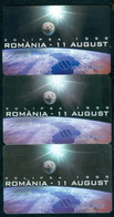 1999 Sun Eclipse,Sonnenfinsternis,Romania,3 Used Phonecards/phone Card,phonecard,variety - Sonstige & Ohne Zuordnung