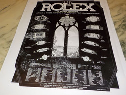 ANCIENNE PUBLICITE  31 RECORDS   MONTRE ROLEX  1938 - Andere & Zonder Classificatie