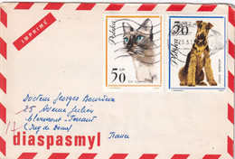 Thème Chiens - Pologne - Enveloppe - Dogs