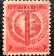 Cuba - C11/41 - (°)used - 1939 - Michel 159 - Sigarenindustrie - Usados