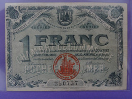 Billet 1 Franc Un Franc Chambre De Commerce De Rochefort Sur Mer 2e Série Octobre 2015 Charente-Maritime Saintes Jonzac - Cámara De Comercio