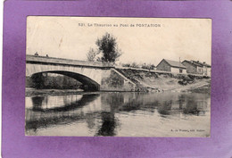 23 Le Thaurion Au Pont De PONTARION  N° 521  Plis Verticaux Près Du Bord Gauche Vendue En L'état - Pontarion