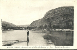 Joyeuse Perspective Sur La Vallee De La Beaume Vers Garel La Roche Sous Perret - Joyeuse