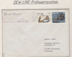 Canada  Early Warning System  Cover Dewline Station Dye Main Signature Ca 10 III 1978  (EW156) - Vols Polaires