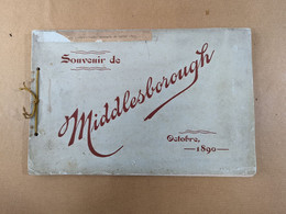 ► 22  -  CARNET CATALOGUE MIDDLESBOROUGH  KENTUCKY OCTOBRE 1890 MINE MINEUR FONDERIE SCIERIE MINERAI DE FER CHARBON - Sonstige & Ohne Zuordnung