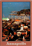 Maryland Annapolis Downtown Aerial View 1991 - Annapolis