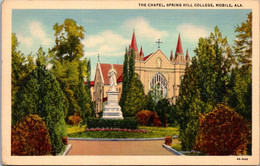 Alabama Mobile The Chapel Spring Hill College Curteich - Mobile