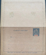 ANJOUAN - Entier Postal - Carte Lettre Avec Timbre Type Groupe - Lettres & Documents