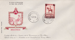 Enveloppe FDC 938 Roi Albert Ier - 1951-1960