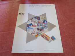 1987 - Souvenir Collection Of The Postage Stamps - Collection-souvenir Des Timbres-poste (46 Pages) - Volledige Jaargang