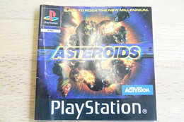 SONY PLAYSTATION ONE PS1 : MANUAL : ASTEROIDS - PAL - Literature & Instructions