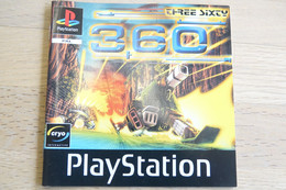 SONY PLAYSTATION ONE PS1 : MANUAL : THREE SIXTY 360 - PAL - Literature & Instructions