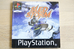 SONY PLAYSTATION ONE PS1 : MANUAL : SLED STORM - PAL - Literature & Instructions