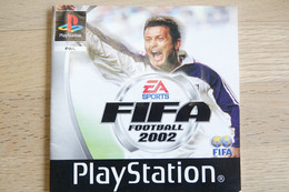 SONY PLAYSTATION ONE PS1 : MANUAL : FIFA 2002 - PAL - Littérature & Notices