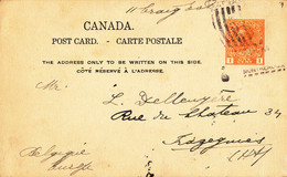 Canada -Entier Postal Georges V 1ct Orange ° De Montréal à Trazegnies Belgique 23/03/1923 - 1903-1954 Kings