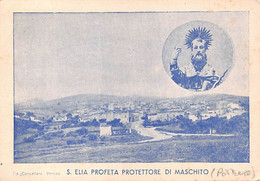 011730 "S. ELIA PROFETA PROTETTORE DI MASCHITO (PZ)" VOLANTINO ORIG. FESTIVITA' DI S. ELIA 1950 - Andere & Zonder Classificatie