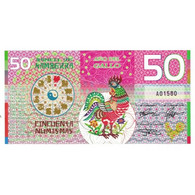 Billet, Australie, Billet Touristique, 2017, 50 Dollars ,Colorful Plastic - Vals En Specimen