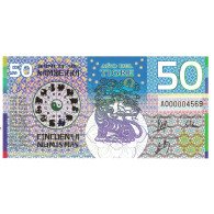 Billet, Australie, Billet Touristique, 2010, 50 Dollars ,Colorful Plastic - Fictifs & Specimens
