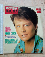 1985 VINTAGE YUGOSLAVIA MAGAZINE NEWSPAPERS MICHAEL J FOX SLOBODAN SREMAC PAINTER Ilija Pažin RAVNA GORA CHETNIK SINATRA - Magazines