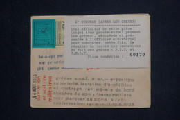 FRANCE - Enveloppe Avec Timbres De Grève De Saumur En 1953 - L 131800 - Dokumente
