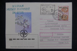 FEDERATION DE RUSSIE - Vignettes Militaire En 1996 Sur Enveloppe (Ifor / Bosnie)   - L 131850 - Covers & Documents