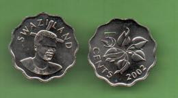 SWAZILAND - 5 CENTS 2002  KM48 - Swaziland