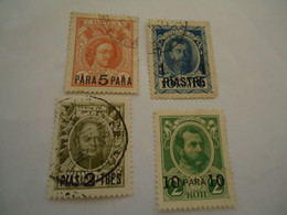 RUSSIA  USED 4 STAMPS LEVANT  PEOPLES  POSTMARK - Other & Unclassified