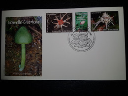 Caledonia 2021 Caledonie Mushroom Champignon Pilz Fungi 2v +label Mnh FDC PJ - Unused Stamps