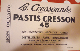 Buvard La Cressonnière Pastis Cresson - Drank & Bier