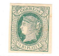 STAMPS-SPAIN-1864-MH*-UNUSED-SEE-SCAN - Aguera