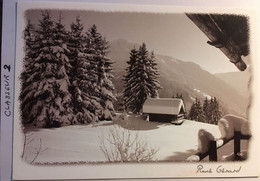 Cpm, Photographe René Gérard, Image De Montagne "lQuétude Hivernale", écrite En 2003,éd RGCO - Fotografie