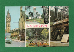 Darlington Est Une Ville Anglaise Durham CPM Multivues Année 1970 EDIT DENIS Productions - Darlington