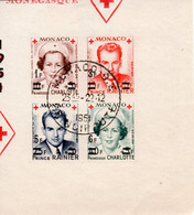 MONACO YT N° 379B/382B Obl 1951 - Used Stamps