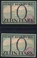 Marburg: 2x 10 Mark 11.10.1918 - Laufende KN - 10 Mark