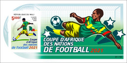 MALI 2022 IMPERF SOUVENIR SHEET BLOC BLOCK BF ND - FOOTBALL AFRICA CUP OF NATIONS COUPE D'AFRIQUE CAMEROUN 2021 RARE MNH - Afrika Cup