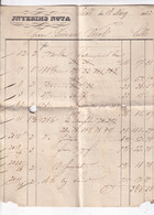 A18695 - INVOICE FROM AUSTRIA 1832 HANDWRITTEN DOCUMENT INTERIMS NOTA - Oostenrijk