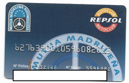 Repsol Spain, Gas Stations Rewards Magnetic Card, # Repsol-1  NOT A PHONE CARD - Erdöl