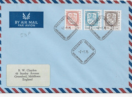 3573   Carta Aérea Helsinki, Ens I Paiva   1975 - Storia Postale