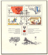 TSCHECHOSLOWAKEI 1983 Biennale Für Kinderbuchillustrationen, Bratislava - Kab.-Block M EST - Used Stamps