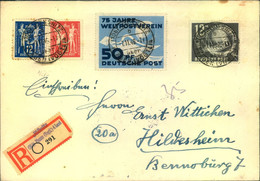 1949, Kompletter Jahrgang Auf Einschreiben Ab "JÖSSNITZ (VOGTL-"a - Covers & Documents