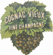 COGNAC VIEUX   FINE CHAMPAGNE   11 X 10   CM - Alkohole & Spirituosen