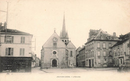 CPA Jouy En Josas - L'église - Dos Simple - Jouy En Josas