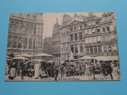 Le Marché Aux Fleurs > Bruxelles ( Edit. : L. Lagaert Brux 36 ) Anno 1908 ( Zie / Voir Scans ) ! - Markets