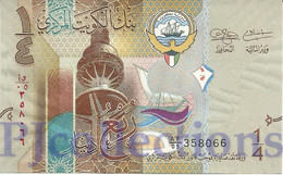 KUWAIT 1/4 DINAR 2014 PICK 29a UNC - Koweït