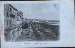 CPA - ITALIE - CIVITAVECCHIA - LAZIO -- Passeggiata Pubblica UNUSED - Civitavecchia