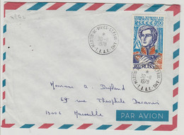 TAAF)LETTRE  N°62 //MARTIN DE VIVIES ST PAUL -AMS  Pour Marseille 30/II1978 - Lettres & Documents