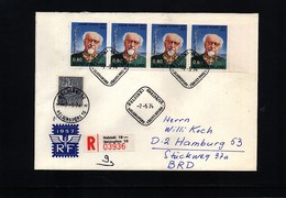 Finland 1974 Interesting Registered Letter - Covers & Documents