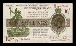 Gran Bretaña Great Britain 10 Shillings George V 1928 Pick 360 MBC VF - 10 Schillings