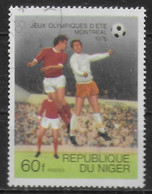 NIGER  N° 366  Oblitere    Jo 1976  Football  Soccer Fussball - Gebruikt