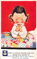 CPA Illustrateur M L Attwell - Saying A Little Prayer For You - Prière - Petite Fille Mains Jointes - Attwell, M. L.